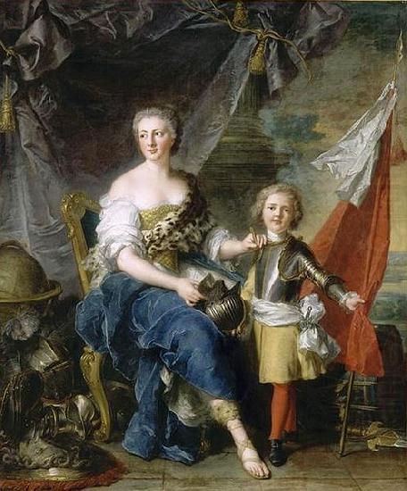 Portrait of Jeanne Louise de Lorraine, Jean Marc Nattier